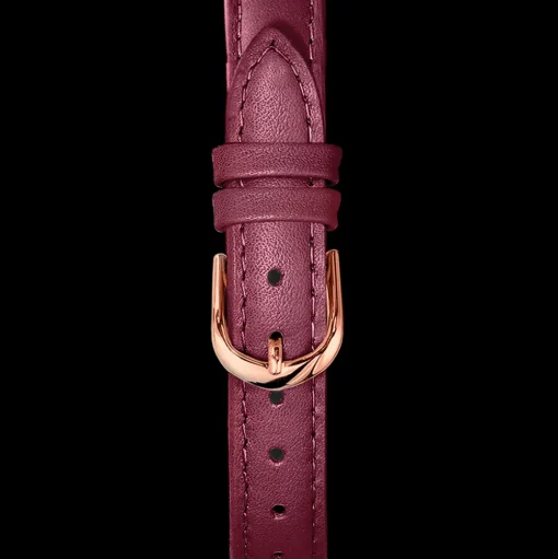 Damen Armband Leder Himbeer 12 MM