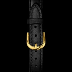 Damen Armband Leder Schwarz 14 MM