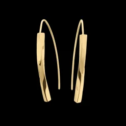 Damen Ohrhänger Ohrring ENTASIS Gold Edelstahl