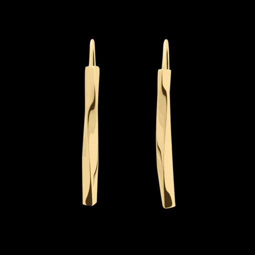 Damen Ohrhänger Ohrring ENTASIS Gold Edelstahl