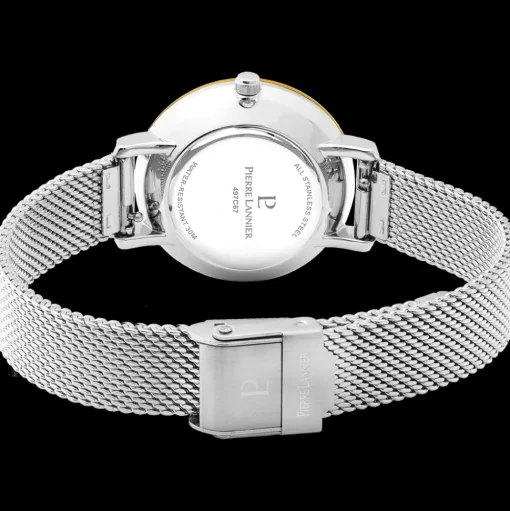 Damen Set CHOUQUETTE Grün Zifferblatt Braun Leder Armband