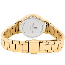 Damen Set MULTIPLES Gold Zifferblatt Gold Edelstahl Armban
