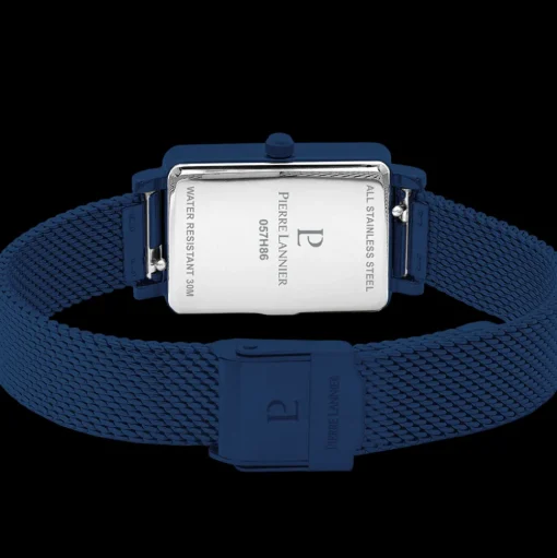 Damen Uhr ARIANE Blau Zifferblatt Blau Milanaise 12 MM Armband