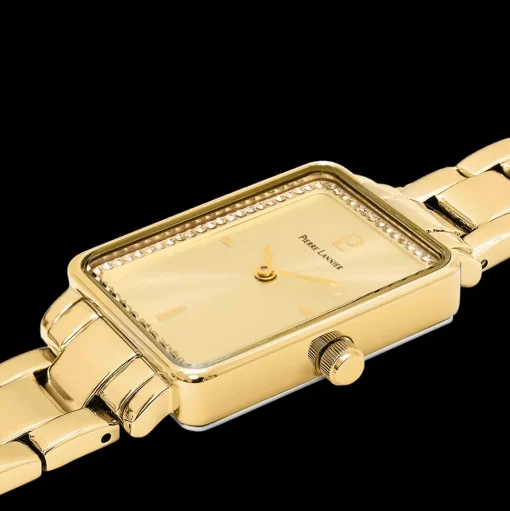 Damen Uhr ARIANE Gold Zifferblatt Gold Edelstahl Armband