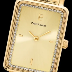 Damen Uhr ARIANE Gold Zifferblatt Gold Edelstahl Armband