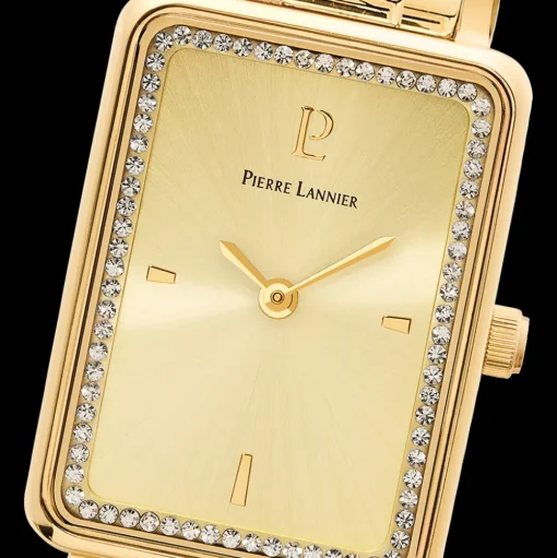 Damen Uhr ARIANE Gold Zifferblatt Gold Edelstahl Armband