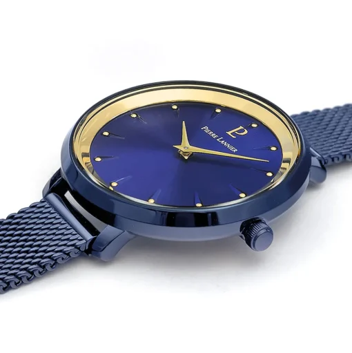 Damen Uhr ASTEROIDE Blau Zifferblatt Blau Milanaise Armband