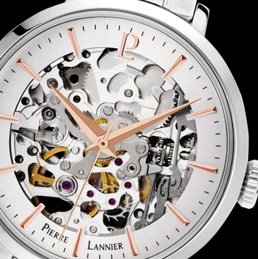 Damen Uhr AUTOMATIC Silber Zifferblatt Silber Edelstahl Armband