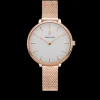 Damen Uhr CAPRICE Silber Zifferblatt Roségold Milanaise Armband