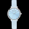 Damen Uhr CHOUQUETTE Blau Zifferblatt Blau Leder Armband