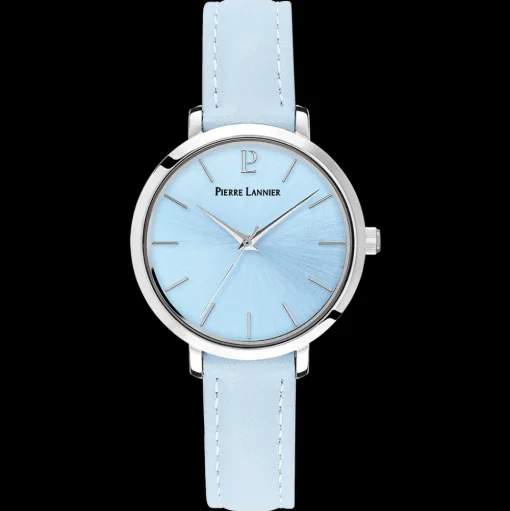 Damen Uhr CHOUQUETTE Blau Zifferblatt Blau Leder Armband
