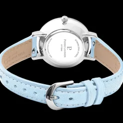 Damen Uhr CHOUQUETTE Blau Zifferblatt Blau Leder Armband