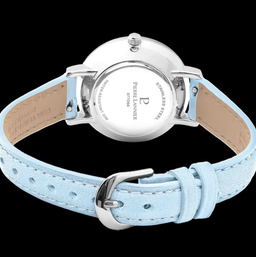 Damen Uhr CHOUQUETTE Blau Zifferblatt Blau Leder Armband