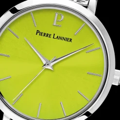 Damen Uhr CHOUQUETTE Grün Zifferblatt Silber Edelstahl Armband