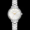 Damen Uhr CHOUQUETTE Silber Zifferblatt Silber Edelstahl Armband