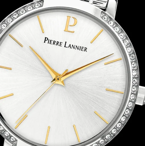 Damen Uhr CHOUQUETTE Silber Zifferblatt Silber Edelstahl Armband