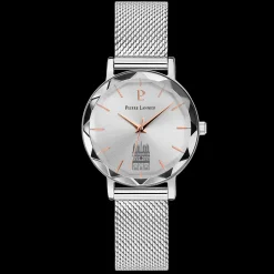 Damen Uhr COEUR BATTANT Silber Zifferblatt Silber Milanaise 14 MM Armband