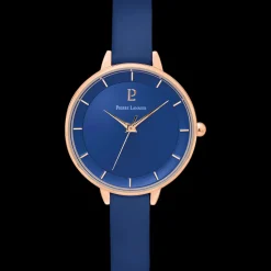 Damen Uhr DELICE Blau Zifferblatt Blau Leder Armband