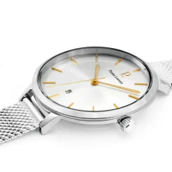 Damen Uhr ECHO Silber Zifferblatt Silber Milanaise Armband
