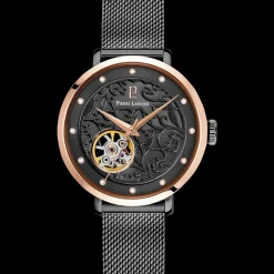 Damen Uhr EOLIA Grau Zifferblatt Grau Milanaise Armband
