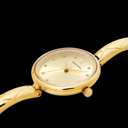 Damen Uhr LEIA Gold Zifferblatt Gold Edelstahl Armband