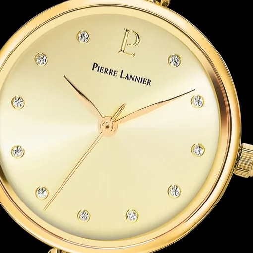 Damen Uhr LEIA Gold Zifferblatt Gold Edelstahl Armband