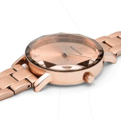 Damen Uhr MULTIPLES Roségold Zifferblatt Roségold Edelstahl Armband