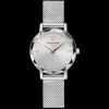 Damen Uhr MULTIPLES Silber Zifferblatt Silber Milanaise Armband
