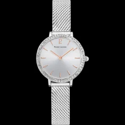 Damen Uhr NOVA Silber Zifferblatt Silber Milanaise Armband