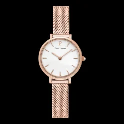 Damen Uhr NOVA Weiss Zifferblatt Roségold Milanaise Armband