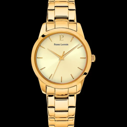 Damen Uhr ROXANE Gold Zifferblatt Gold Edelstahl Armband