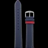Herren Armband Leder Blau 20 MM