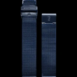 Herren Armband Milanaise Blau 20 MM