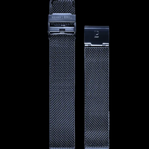 Herren Armband Milanaise Blau 18 MM