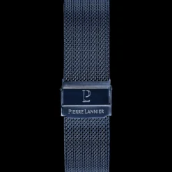 Herren Armband Milanaise Blau 20 MM