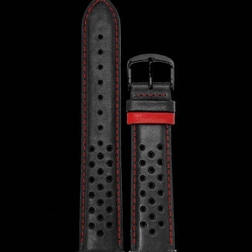 Herren Set PADDOCK Schwarz Zifferblatt Schwarz Milanaise Armband