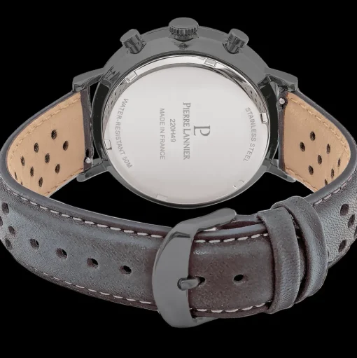 Herren Uhr BARON Grau Zifferblatt Grau  20 MM Armband