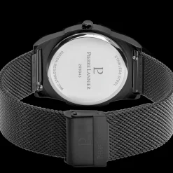Herren Uhr CANDIDE Schwarz Zifferblatt Schwarz Milanaise Armband