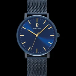 Herren Uhr ESSENTIAL Blau Zifferblatt Blau Milanaise Armband