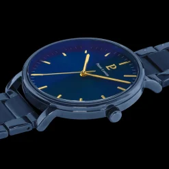 Herren Uhr ESSENTIAL Blau Zifferblatt Blau Edelstahl Armband