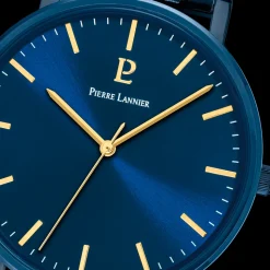 Herren Uhr ESSENTIAL Blau Zifferblatt Blau Edelstahl Armband