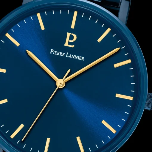 Herren Uhr ESSENTIAL Blau Zifferblatt Blau Edelstahl Armband
