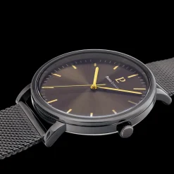 Herren Uhr ESSENTIAL Grau Zifferblatt Grau Milanaise 20 MM Armband