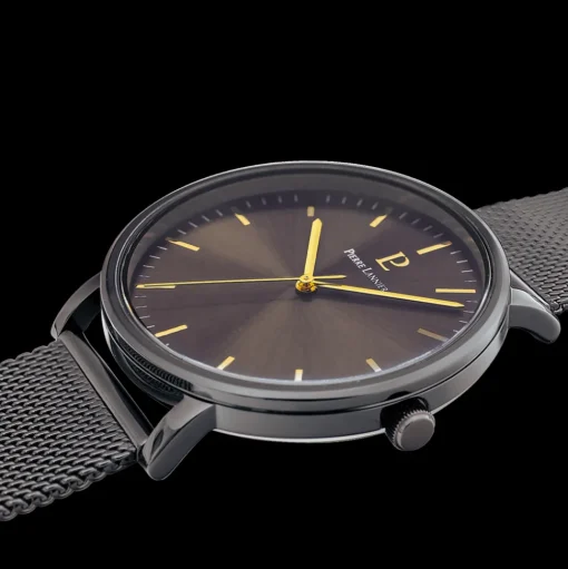 Herren Uhr ESSENTIAL Grau Zifferblatt Grau Milanaise 20 MM Armband