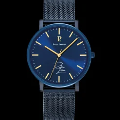 Unisex Set Robin Leon ESSENTIAL Blau Zifferblatt Blau Leder 20 MM Armband